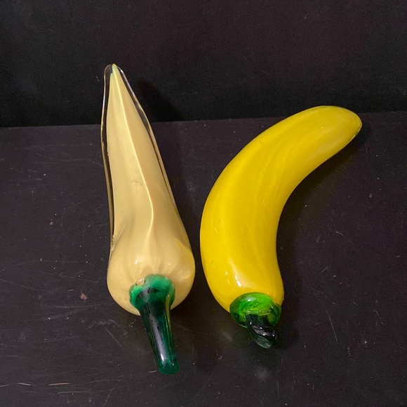 Art Studio Glass Vegetable/Fruit Banana & Pepper - Picture 3 of 4